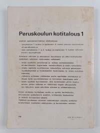 Peruskoulun kotitalous 1