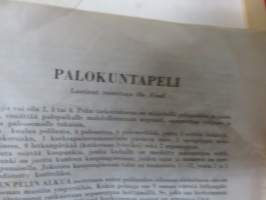 Palokuntapeli - Brandkårsspelet -lautapeli / Kuvataide - Bildkonst