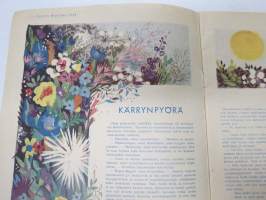 Lasten Maailma 1956 nr 9, tehtäviä, tarinoita, sarjakuvia, päätoimittaja Markus Rautio, kuvituksia mm. Maija Karma, Tekstejä Aila Nissinen, Koira Koipeliini...