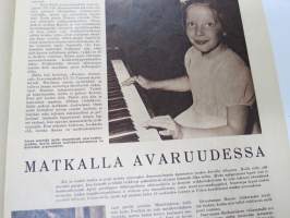 Lasten Maailma 1956 nr 9, tehtäviä, tarinoita, sarjakuvia, päätoimittaja Markus Rautio, kuvituksia mm. Maija Karma, Tekstejä Aila Nissinen, Koira Koipeliini...