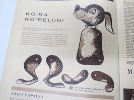 Lasten Maailma 1956 nr 9, tehtäviä, tarinoita, sarjakuvia, päätoimittaja Markus Rautio, kuvituksia mm. Maija Karma, Tekstejä Aila Nissinen, Koira Koipeliini...