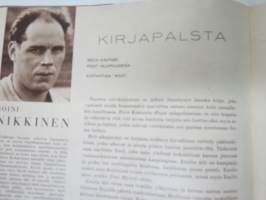 Lasten Maailma 1956 nr 9, tehtäviä, tarinoita, sarjakuvia, päätoimittaja Markus Rautio, kuvituksia mm. Maija Karma, Tekstejä Aila Nissinen, Koira Koipeliini...