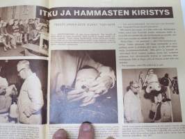 Lasten Maailma 1952 nr 1, tehtäviä, tarinoita, sarjakuvia, päätoimittaja Markus Rautio, kuvituksia mm. Maija Karma, Tekstejä Aila Nissinen, Uusi nukketeatteri...