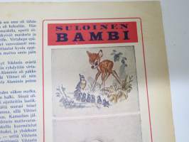 Lasten Maailma 1947 nr 10, tehtäviä, tarinoita, sarjakuvia, päätoimittaja Markus Rautio, Neekeripoikien lelut -kilpailu, Vauhtipeli, Hannu ja Kerttu, ym.