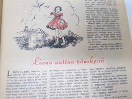 Lasten Kuvalehti 1947 nr 4-5, uskonnollinen lastenlehti, sis. mm. kuvalllisen esittelyn kummilapsista, ym.