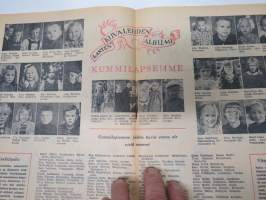Lasten Kuvalehti 1947 nr 4-5, uskonnollinen lastenlehti, sis. mm. kuvalllisen esittelyn kummilapsista, ym.