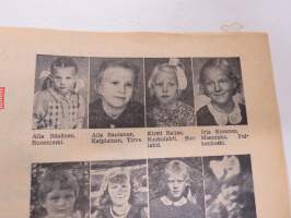 Lasten Kuvalehti 1947 nr 4-5, uskonnollinen lastenlehti, sis. mm. kuvalllisen esittelyn kummilapsista, ym.