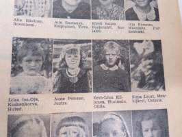 Lasten Kuvalehti 1947 nr 4-5, uskonnollinen lastenlehti, sis. mm. kuvalllisen esittelyn kummilapsista, ym.