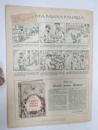 Lasten Kuvalehti 1947 nr 4-5, uskonnollinen lastenlehti, sis. mm. kuvalllisen esittelyn kummilapsista, ym.