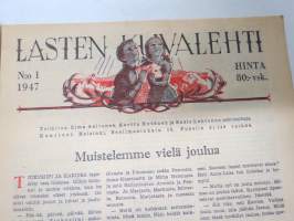 Lasten Kuvalehti 1947 nr 1, uskonnollinen lastenlehti