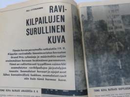 Apu 1965 nr 40, El Cordobés - härkätaistelija, Ravit ja surkea tekniikka, Veikko Ennala - Kauhun yö Karvaselän tuvassa, Hanna putosi 5. kerroksesta, Tunisia, ym.