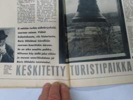 Apu 1965 nr 40, El Cordobés - härkätaistelija, Ravit ja surkea tekniikka, Veikko Ennala - Kauhun yö Karvaselän tuvassa, Hanna putosi 5. kerroksesta, Tunisia, ym.