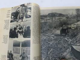 Apu 1965 nr 40, El Cordobés - härkätaistelija, Ravit ja surkea tekniikka, Veikko Ennala - Kauhun yö Karvaselän tuvassa, Hanna putosi 5. kerroksesta, Tunisia, ym.