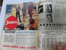 Apu 1965 nr 40, El Cordobés - härkätaistelija, Ravit ja surkea tekniikka, Veikko Ennala - Kauhun yö Karvaselän tuvassa, Hanna putosi 5. kerroksesta, Tunisia, ym.