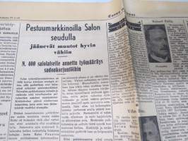 Turun Sanomat 28.10.1942, Rommel ensimmäisen kierroksen voittaja, Loistava merivoitto japanilaisille, Hävittäjämme pudottaneet ainakin 9 lentokonetta...