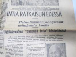 Turun Sanomat 8.8.1942, Timoshenkon joukot kärsineet raskaan tappion, Von Bock tavoittelee Stalingradia, Kondiittori Adolf Suszycki kaatunut - kuolinilmoitus,