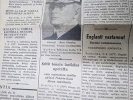 Turun Sanomat 8.8.1942, Timoshenkon joukot kärsineet raskaan tappion, Von Bock tavoittelee Stalingradia, Kondiittori Adolf Suszycki kaatunut - kuolinilmoitus,