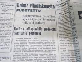 Turun Sanomat 8.8.1942, Timoshenkon joukot kärsineet raskaan tappion, Von Bock tavoittelee Stalingradia, Kondiittori Adolf Suszycki kaatunut - kuolinilmoitus,