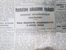 Turun Sanomat 8.8.1942, Timoshenkon joukot kärsineet raskaan tappion, Von Bock tavoittelee Stalingradia, Kondiittori Adolf Suszycki kaatunut - kuolinilmoitus,