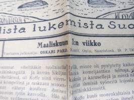 Perjantai 1929 nr 9 - kaunokirjallista lukemista -ajanvietelehti