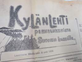 Kylänlehti - Perhelukemisto Suomen kansalle 1929 nr 10 - kaunokirjallista lukemista -ajanvietelehti
