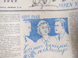 Nyyrikki - Suomen yleinen viikkolehti 1942 nr 32 -ajanvietelehti