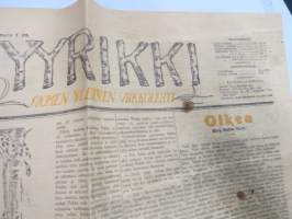 Nyyrikki - Suomen yleinen viikkolehti 1942 nr 31 -ajanvietelehti