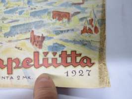 Hakkapeliitta 1927 nr 11 -Ilmailuaiheinen numero mm. 2,5 h Ouluun, Lentoaseen merkitys, Suomen ympärilennosta, Lentokoneet sairashoidon palveluksessa...
