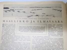 Hakkapeliitta 1927 nr 11 -Ilmailuaiheinen numero mm. 2,5 h Ouluun, Lentoaseen merkitys, Suomen ympärilennosta, Lentokoneet sairashoidon palveluksessa...