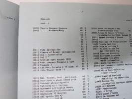 Audiovideopiste - VHS-elokuvien esittelyvihkonen
