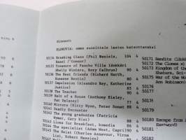Audiovideopiste - VHS-elokuvien esittelyvihkonen