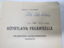 Höyrylaiva Päijänteellä - Päijänteen laivaliikenteen vaiheita - Jyväskylä-Päijänteen Laiva Oy:n täyttäessä 50 vuotta