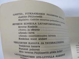 Höyrylaiva Päijänteellä - Päijänteen laivaliikenteen vaiheita - Jyväskylä-Päijänteen Laiva Oy:n täyttäessä 50 vuotta