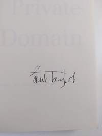 Private domain : an autobiography (signeerattu)