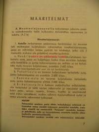 Moottoriajoneuvojen rakenne ja varusteet