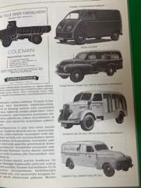 Kuorma-autot, kipillä, kopalla ja rekalla 1900-1960 luvuilla.