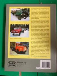 Kuorma-autot, kipillä, kopalla ja rekalla 1900-1960 luvuilla.