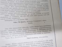 Jaakko Hissa - Urkuharmooni, kantele- ja sitrateollisuusliike Lapualla - Tuoteluettelo v. 1904 (mukana myös soitinten hjoitoa ja käyttöä koskevia ohjeita