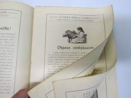 Jaakko Hissa - Urkuharmooni, kantele- ja sitrateollisuusliike Lapualla - Tuoteluettelo v. 1904 (mukana myös soitinten hjoitoa ja käyttöä koskevia ohjeita