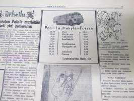 Kevätankka 1956 - Satakunnan Sanomalehtimiesyhdistys -humoristinen julkaisu (vappujulkaisu)