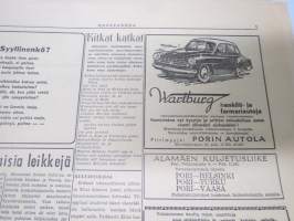 Kevätankka 1957 - Satakunnan Sanomalehtimiesyhdistys -humoristinen julkaisu (vappujulkaisu)