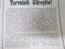 Mustat Mainingit 1947 nr 3 Kevätkauden ilonkannattaja - Pohjois-Suomen Sanomalehtimiesyhdistys (Oulu) -vappujulkaisu
