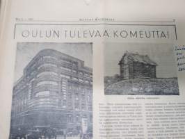 Mustat Mainingit 1947 nr 3 Kevätkauden ilonkannattaja - Pohjois-Suomen Sanomalehtimiesyhdistys (Oulu) -vappujulkaisu