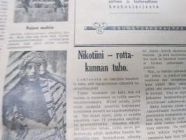 Mustat Mainingit 1947 nr 3 Kevätkauden ilonkannattaja - Pohjois-Suomen Sanomalehtimiesyhdistys (Oulu) -vappujulkaisu