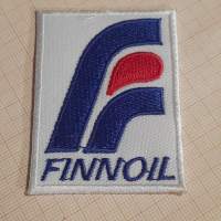 Finnoil / merkki / badge  kangasmerkki