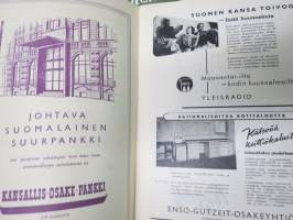 Sanomalehtimies - Journalisten 1950 nr 3-4 + 1949 nr 3-4 + 1945 nr 2-3, 3 eri numeroa yhdessä,mm. kokous Kuopiossa - Kuopion alueen asioita, järjestöasioita...