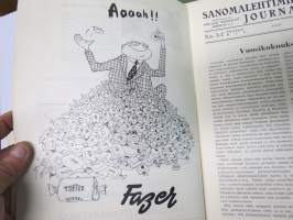 Sanomalehtimies - Journalisten 1950 nr 3-4 + 1949 nr 3-4 + 1945 nr 2-3, 3 eri numeroa yhdessä,mm. kokous Kuopiossa - Kuopion alueen asioita, järjestöasioita...