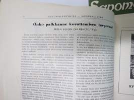 Sanomalehtimies - Journalisten 1950 nr 3-4 + 1949 nr 3-4 + 1945 nr 2-3, 3 eri numeroa yhdessä,mm. kokous Kuopiossa - Kuopion alueen asioita, järjestöasioita...