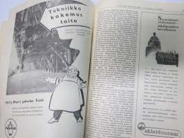 Sanomalehtimies - Journalisten 1950 nr 3-4 + 1949 nr 3-4 + 1945 nr 2-3, 3 eri numeroa yhdessä,mm. kokous Kuopiossa - Kuopion alueen asioita, järjestöasioita...