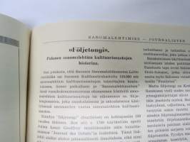 Sanomalehtimies - Journalisten 1950 nr 3-4 + 1949 nr 3-4 + 1945 nr 2-3, 3 eri numeroa yhdessä,mm. kokous Kuopiossa - Kuopion alueen asioita, järjestöasioita...